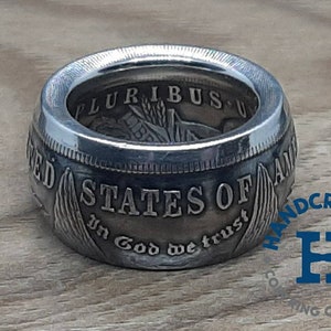 Morgan Silver Dollar Coin Ring