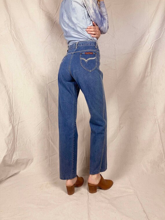 1970s Cap Ferrat Disco Jeans 26 Waist 