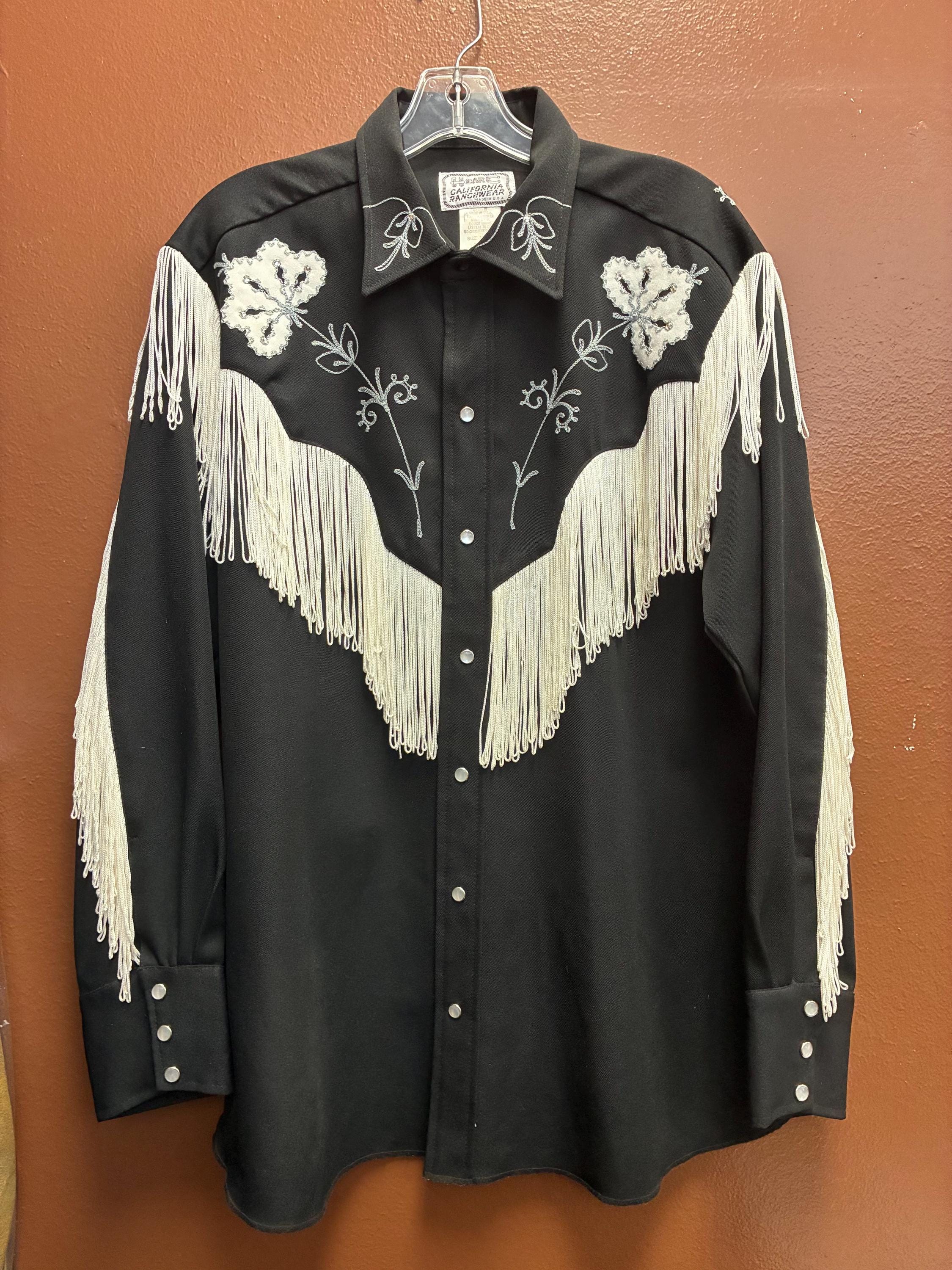 H Bar C Fringed Shirt - Etsy