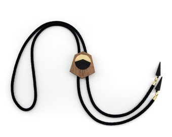 Gender Free Bolo Tie | Clever Adjustable Statement Necklace | Made in Chicago, IL