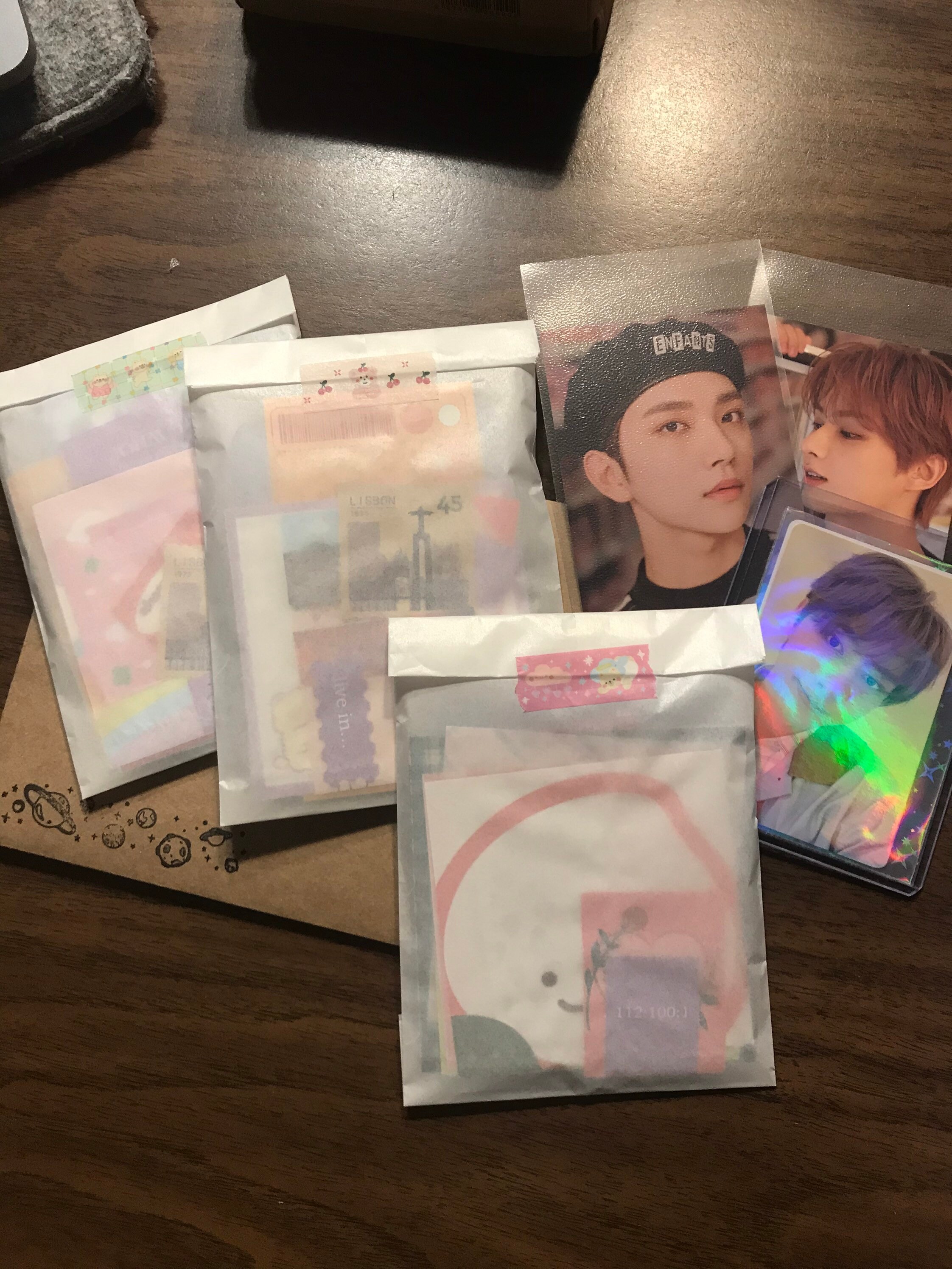 Kpop trading kit kpop trading supplies photo card sleeves Etsy