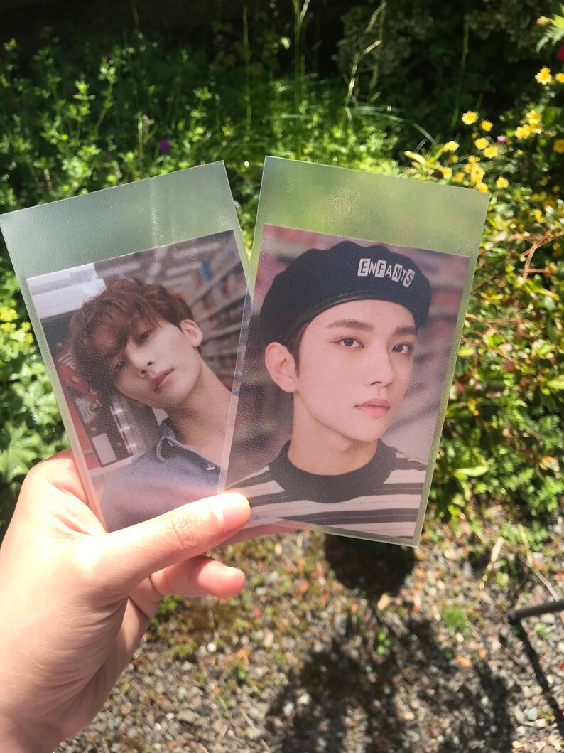 Photo card sleeves kpop matte tarot card size 5pcs Etsy
