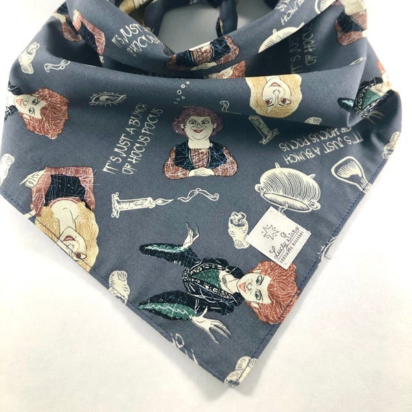 Dog  Bandana/ Pet Bandana/ Hocus Pocus Dog Bandana/ Hocus Pocus Pet Bandana/ Halloween Dog Bandana/ Halloween Pet Bandana/ Hocus Pocus
