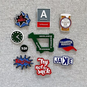 Chicago Cubs Enamel Pin Set: Wrigley Field, El Mago, Grandpa Rossy