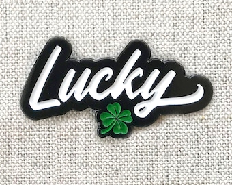 Pin de esmalte de trébol de la suerte: regalo del Día de San Patricio, regalo irlandés
