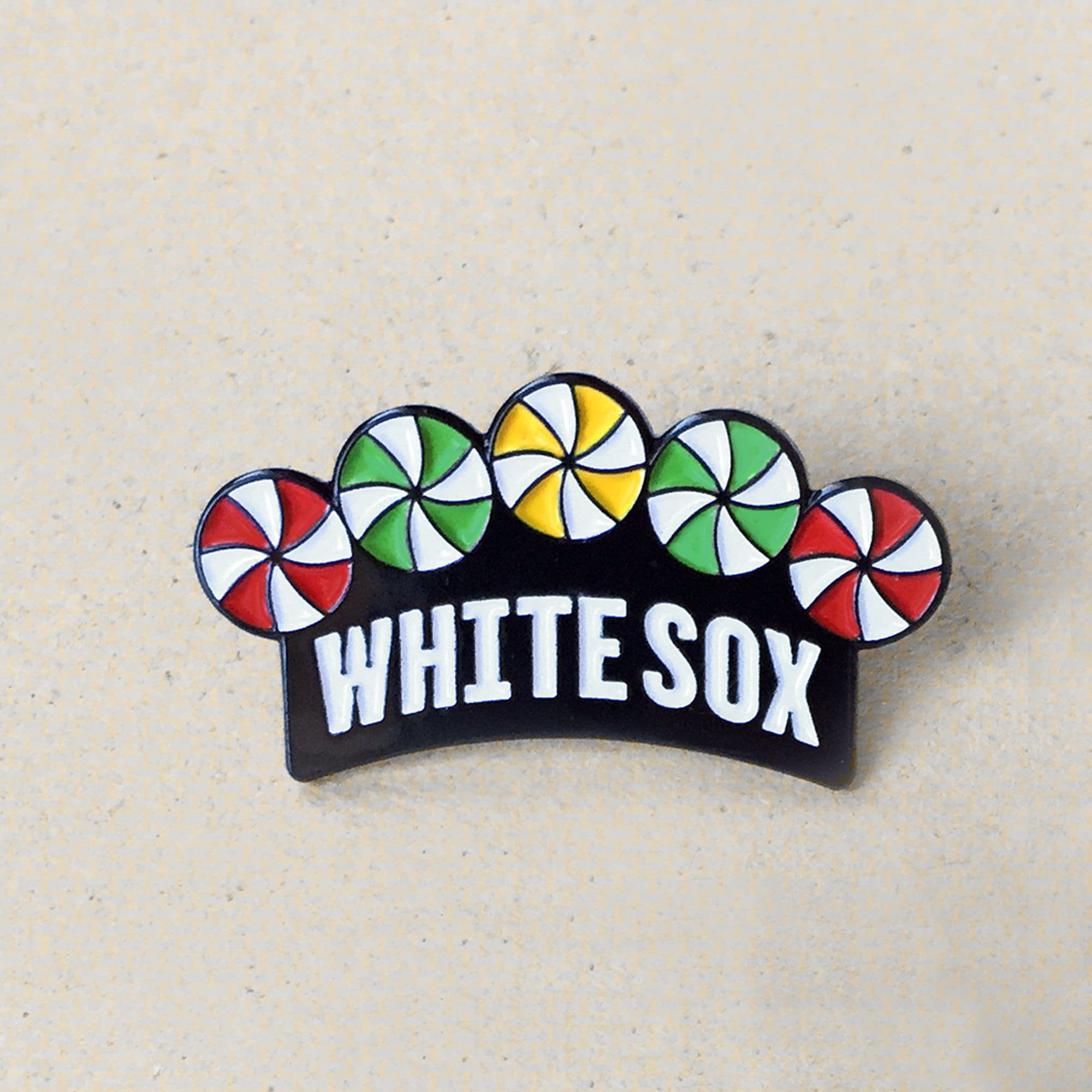 Chicago White Sox Pin: Classic Pinwheels Enamel Pin - Etsy Hong Kong