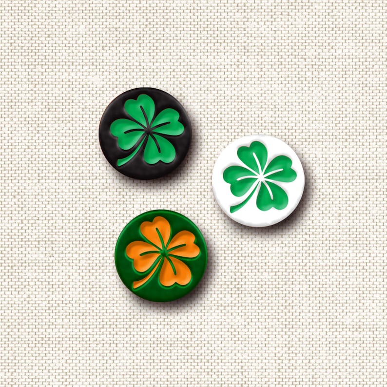 Mini Shamrock Enamel Pins These Adorable Irish Pins Are Your Etsy