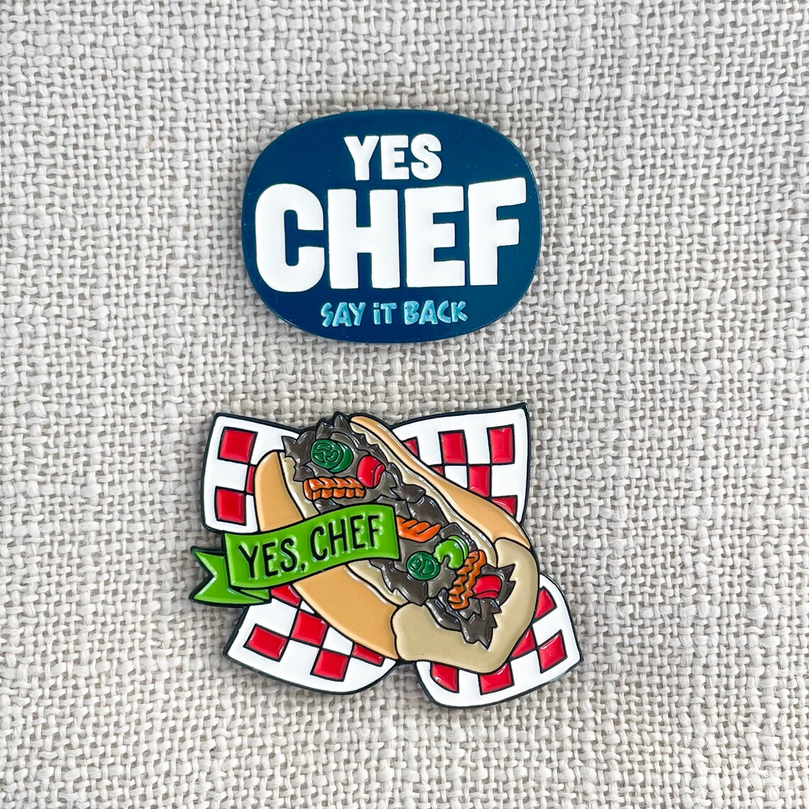 Yes Chef Enamel Pins - Inspired by Our Fave Show Set in Hometown ...