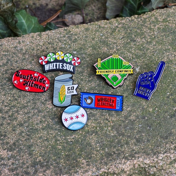 Chicago White Sox Pin: Classic Pinwheels Enamel Pin - Etsy Hong Kong