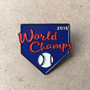 2016 World Series Champs Chicago Cubs Enamel Pin - Cubs Fan Gift