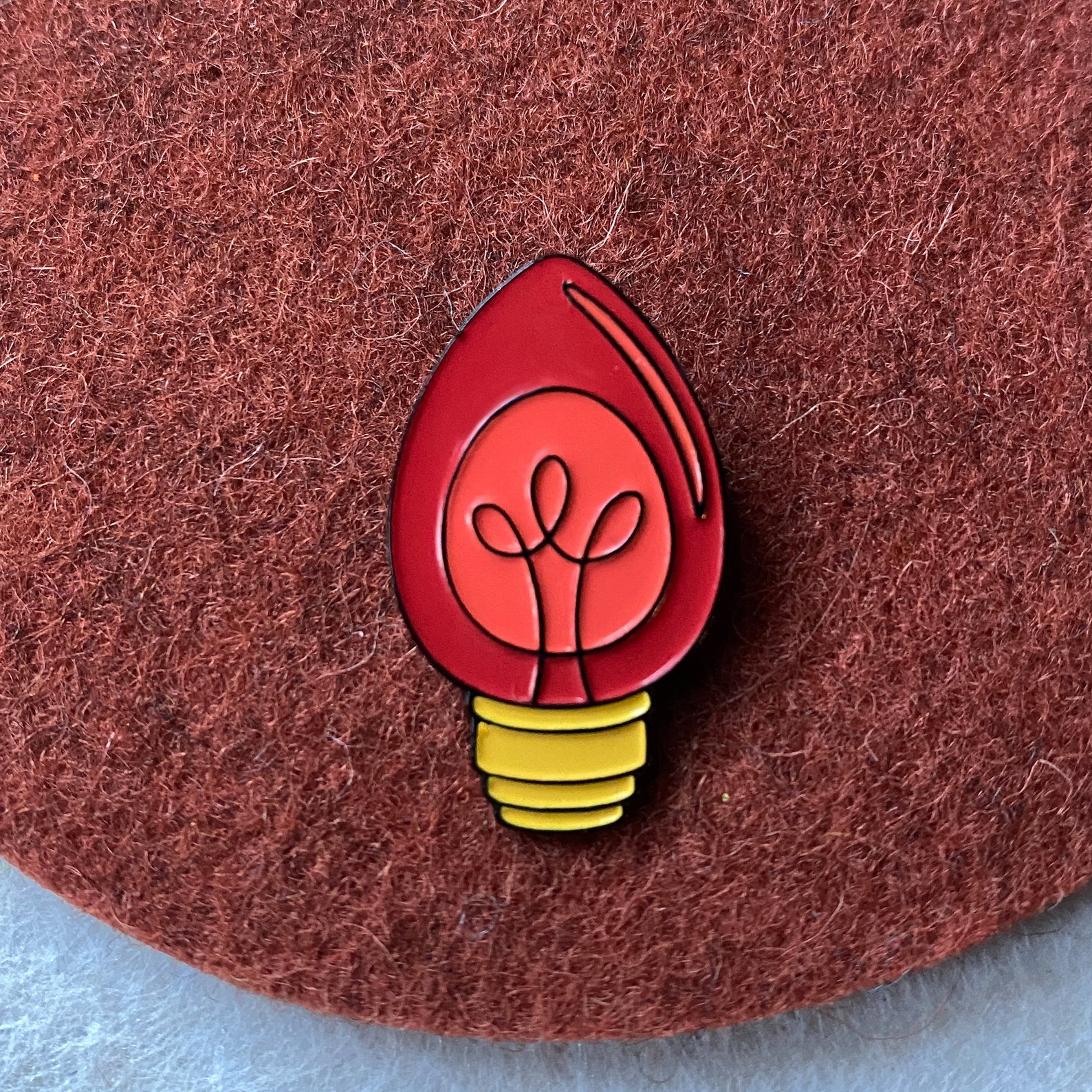 Embossed Pin Light Christmas Bulb Enamel Pin – Light up Your Lapel With Our Vintage, Retro ...