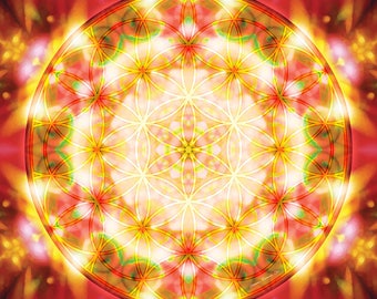 Flower of Life Mandala 2 Printable ArtWall ArtInstant | Etsy