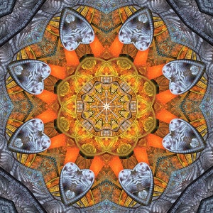 Mandala from the Heart of Compassion 6, Printable Art,Wall Art,Instant Download,Print,Zen,Boho,Meditation,Mandala,Downloadable Art,Geometric