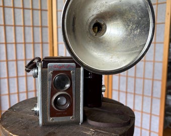 Vintage Kodak Duaflex IV Camera with Kodalite Flash Twin Lens Reflex Photo Decor