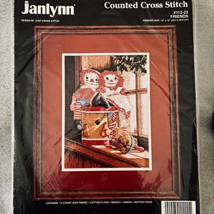Raggedy Ann Cross Stitch Kit - Etsy