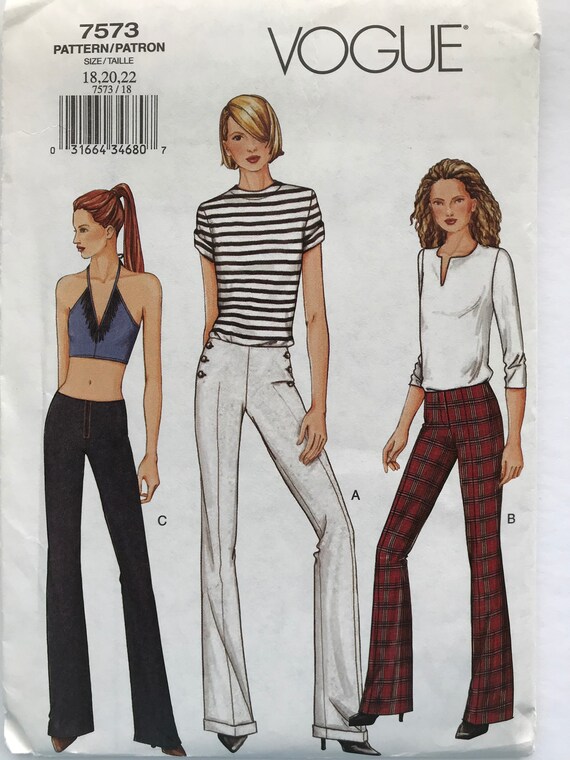 Low rise pants pattern Clearance