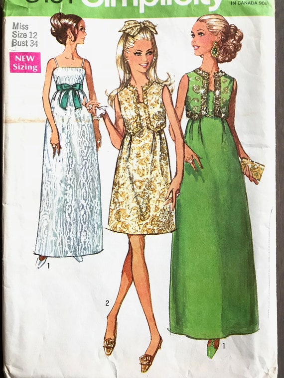 60s evening gown