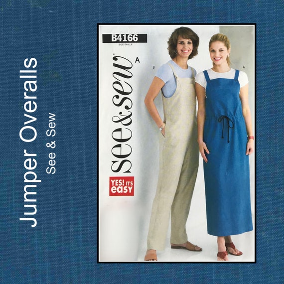 jumper and dungarees