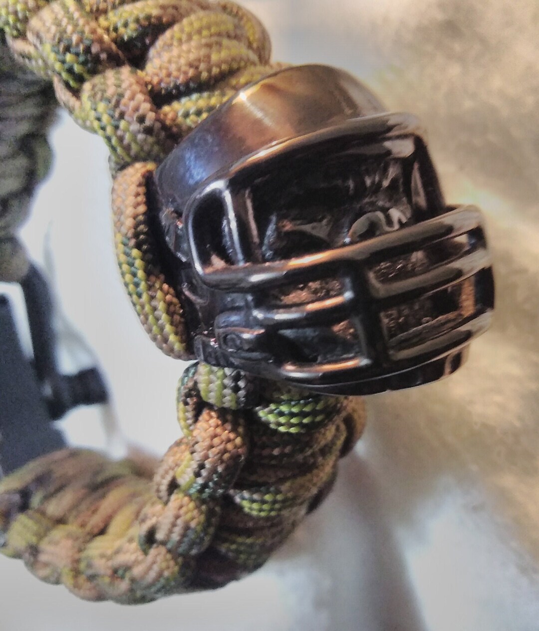 The Gorilla Squad Football Bracelet / Black Helmet Paracord Etsy