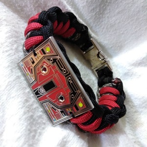 Transformers Decepticon / 1985 Laser Beak Cassette Tape / G1 Transformers Laser Beak Paracord bransoletka