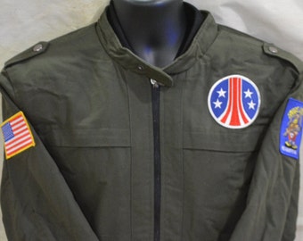 Aliens Colonial Marines / USS Sulaco Crew / Smart Ass UD-4 Cheyenne Drop Ship Pilot Jacket (L) 1986 Military Jacket