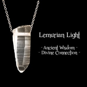 Lemurian Light Pendant, Beautiful Ancient Wisdom Necklace, Divine Connection