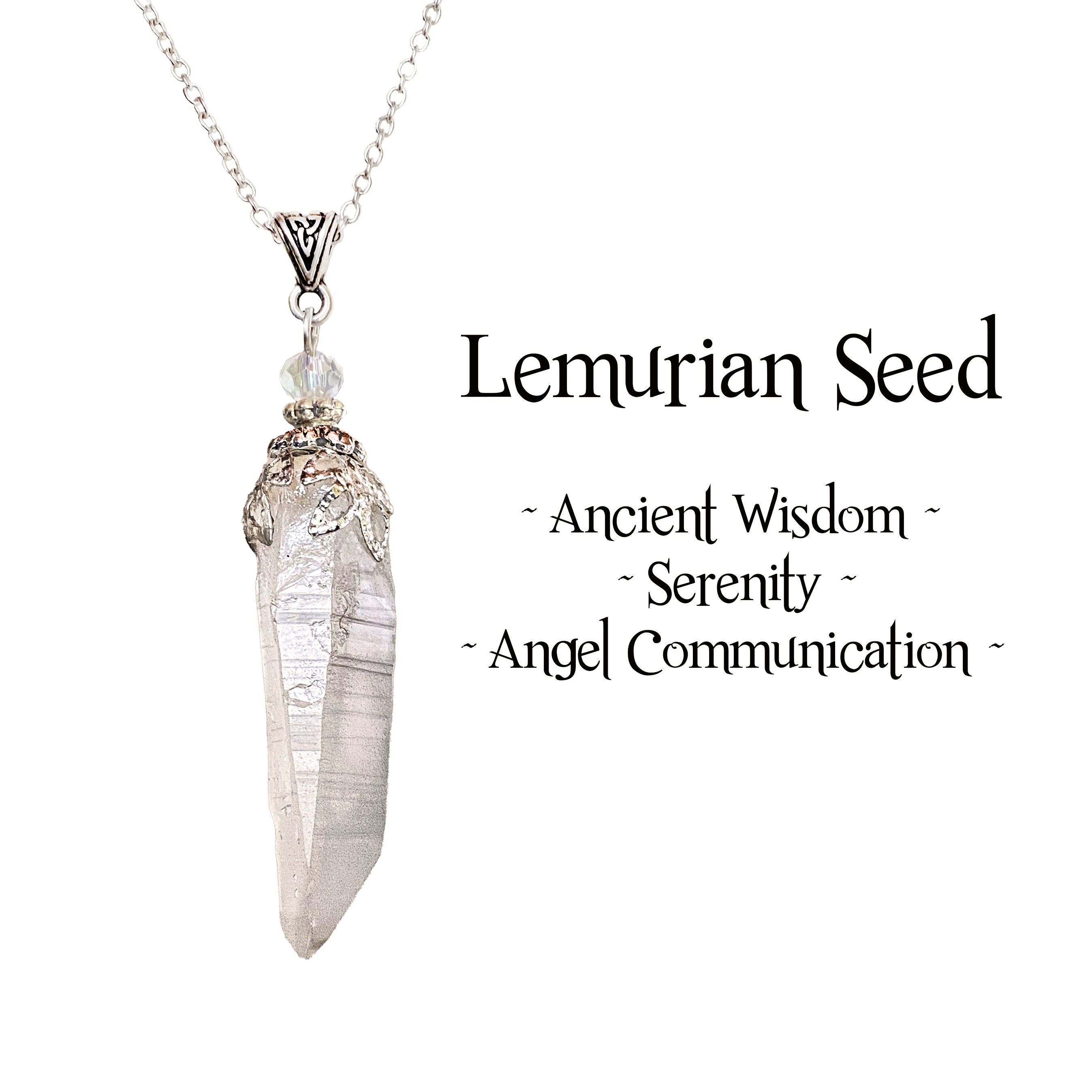 Lemurian Seed Pendant, Ancient Wisdom 