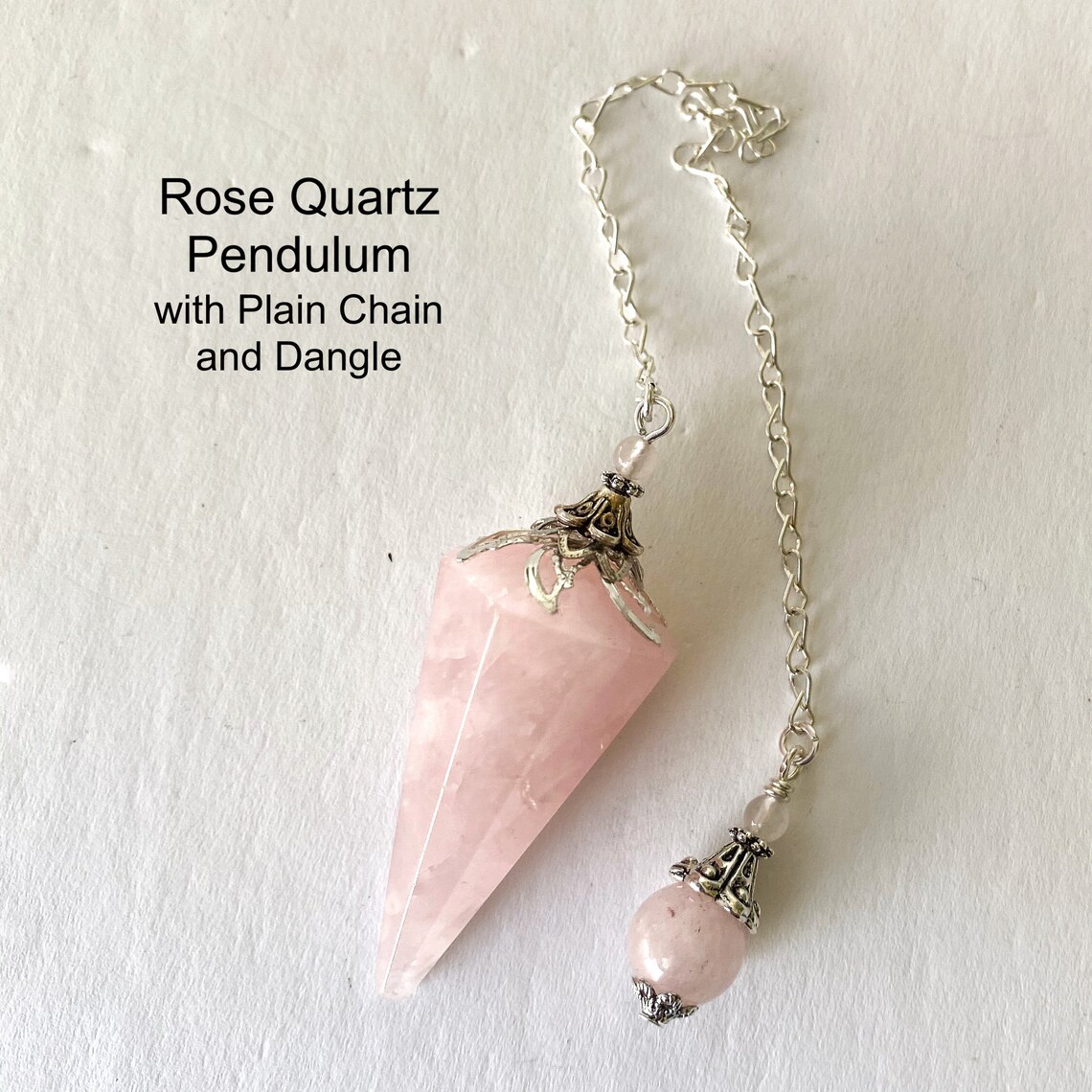 Rose Quartz Pendulum Love Friendhip Pendulum Chakra Healing Etsy
