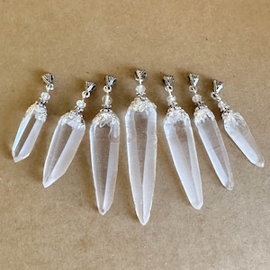 Lemurian Seed Pendant, Empathic Warrior Crystal, Ancient Wisdom, Divine Feminine, Clarity, Crystal Necklace image 2
