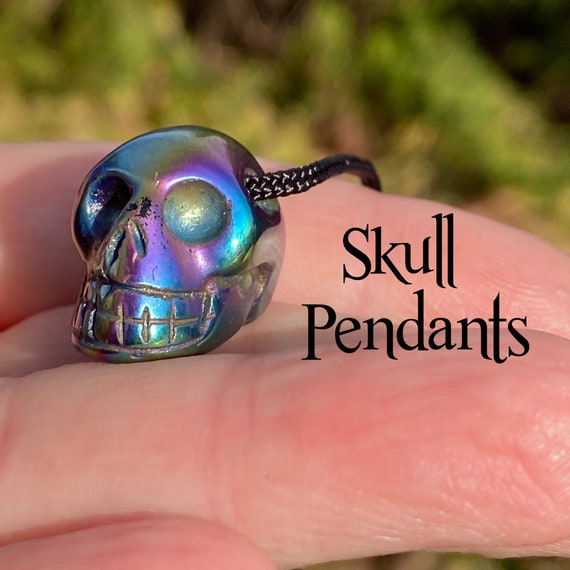 Crystal hotsell skull pendant