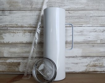 30 oz. Sublimation Tumbler Blank with Handle