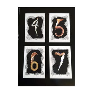 Erte Black White - Etsy