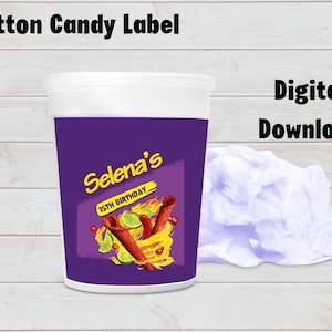 Takis Favor, Takis Cotton Candy Label, Takis Party, Teen Birthday Party