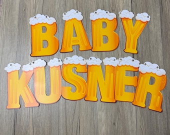 Baby is Brewing Banner, Baby is Brewing Baby Shower Decorations, Pregger Kegger Decorations