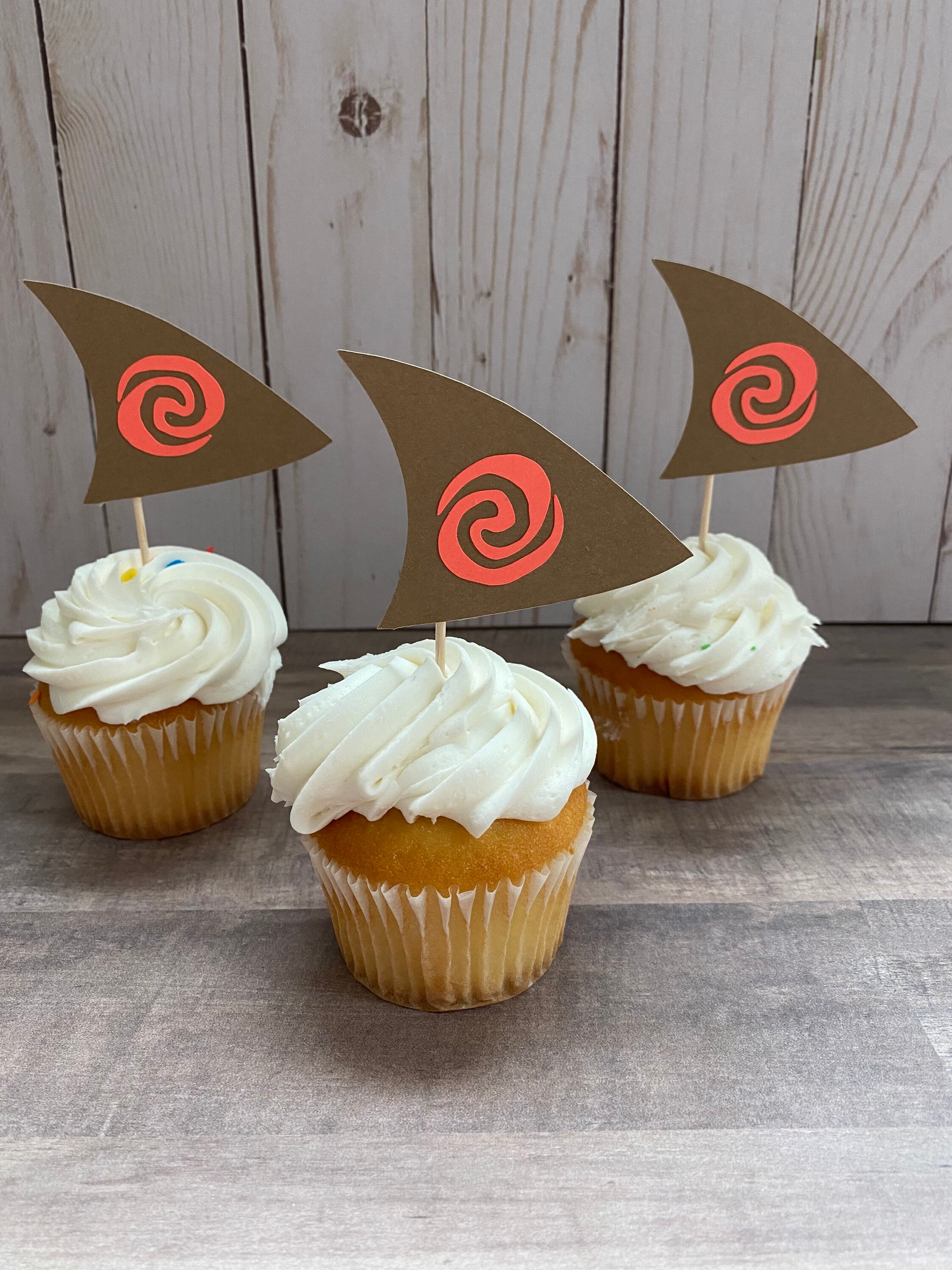 Moana Cupcake Toppers Moana Birthday Decor Moana Decorations - Etsy