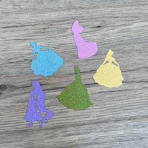 Confeti de princesa, decoraciones de princesa, decoración de fiesta de princesa, fiesta de cumpleaños de princesa