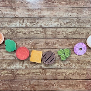 Burger Birthday Party, Burger Decorations, Burger Banner, Cookout Decorations