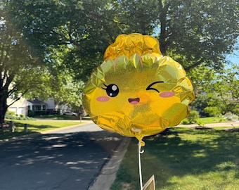 Glitter Dumpling Balloon, Glitter Dumpling Banner, Glitter Dumpling Birthday, Dumpling Decorations, Dumpling Squishy