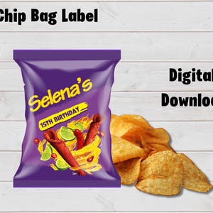 Takis Favor, Takis Chip Bag, Takis Party, Teen Birthday Party