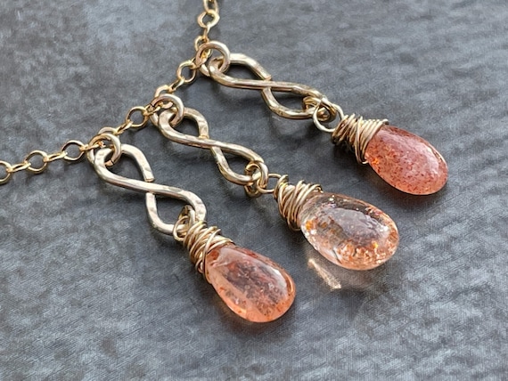Sunstone necklace shop