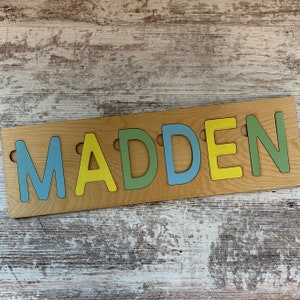 Personalized Wood Name Puzzle