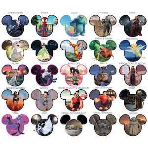 Disney Characters Personalized Cruise Door Magnets 1000+ Choices image 7