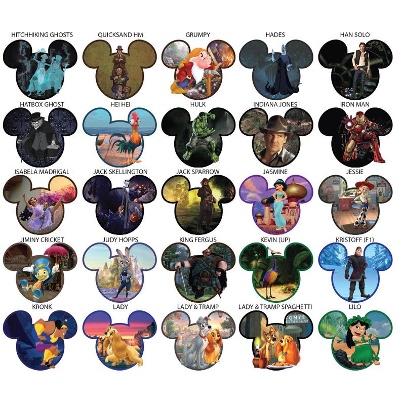 Disney Characters Personalized Cruise Door Magnets 1000+ Choices image 4