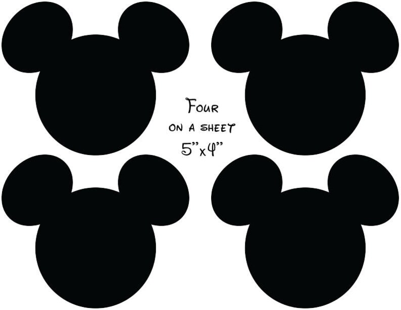 Disney Cruise Door Magnet Mickey Silhouette Customized Family | Etsy