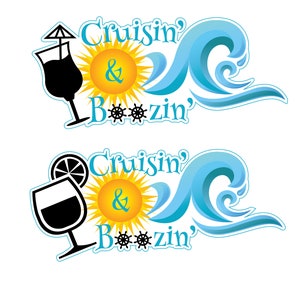 Cruisin&#39; & Boozin&#39; Cruise Door Magnet