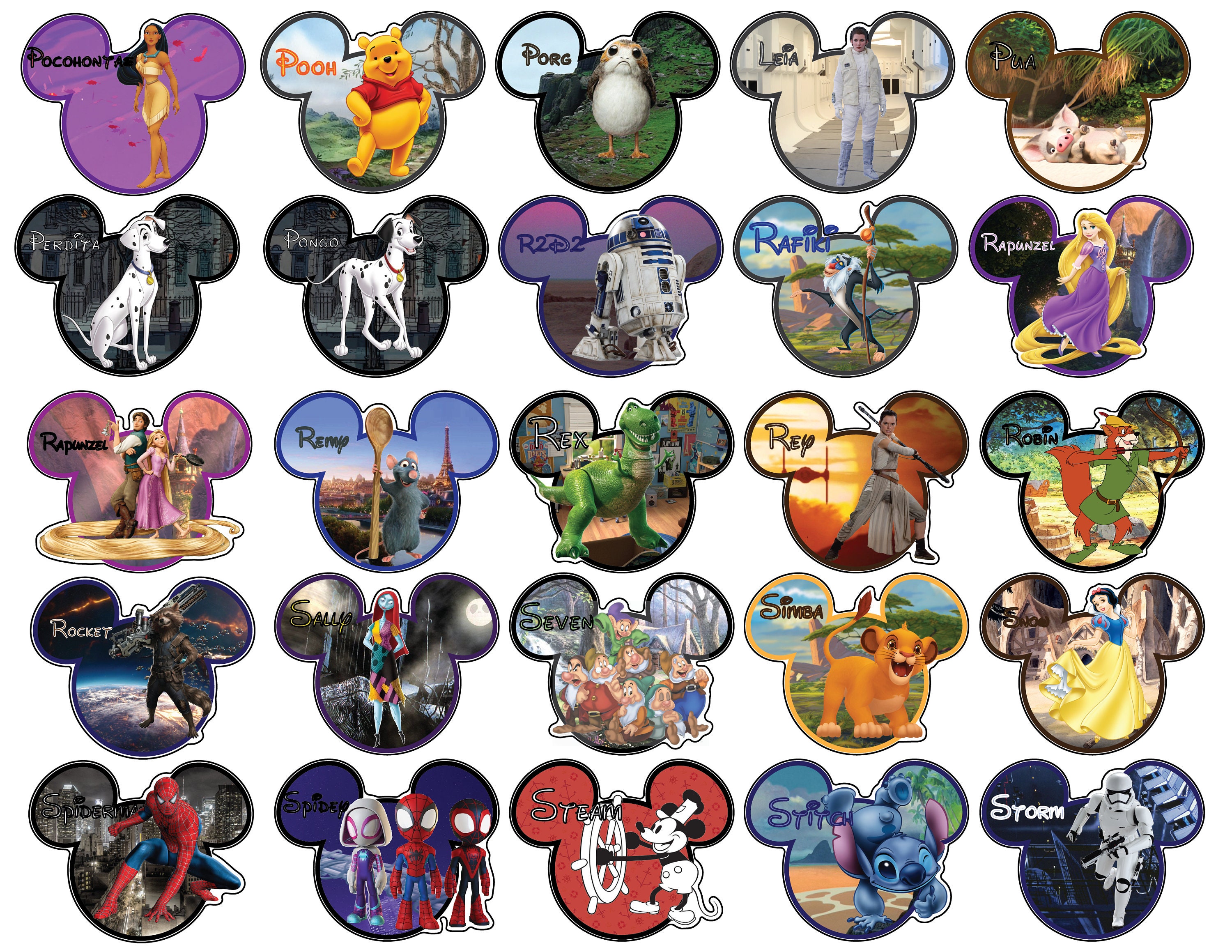 Disney Characters Personalized Cruise Door Magnet -  Portugal