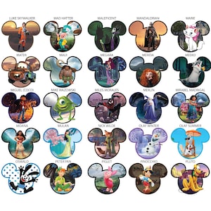 Disney Characters Personalized Cruise Door Magnets 1000+ Choices image 5