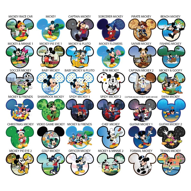 Disney Characters Personalized Cruise Door Magnets 1000+ Choices image 8