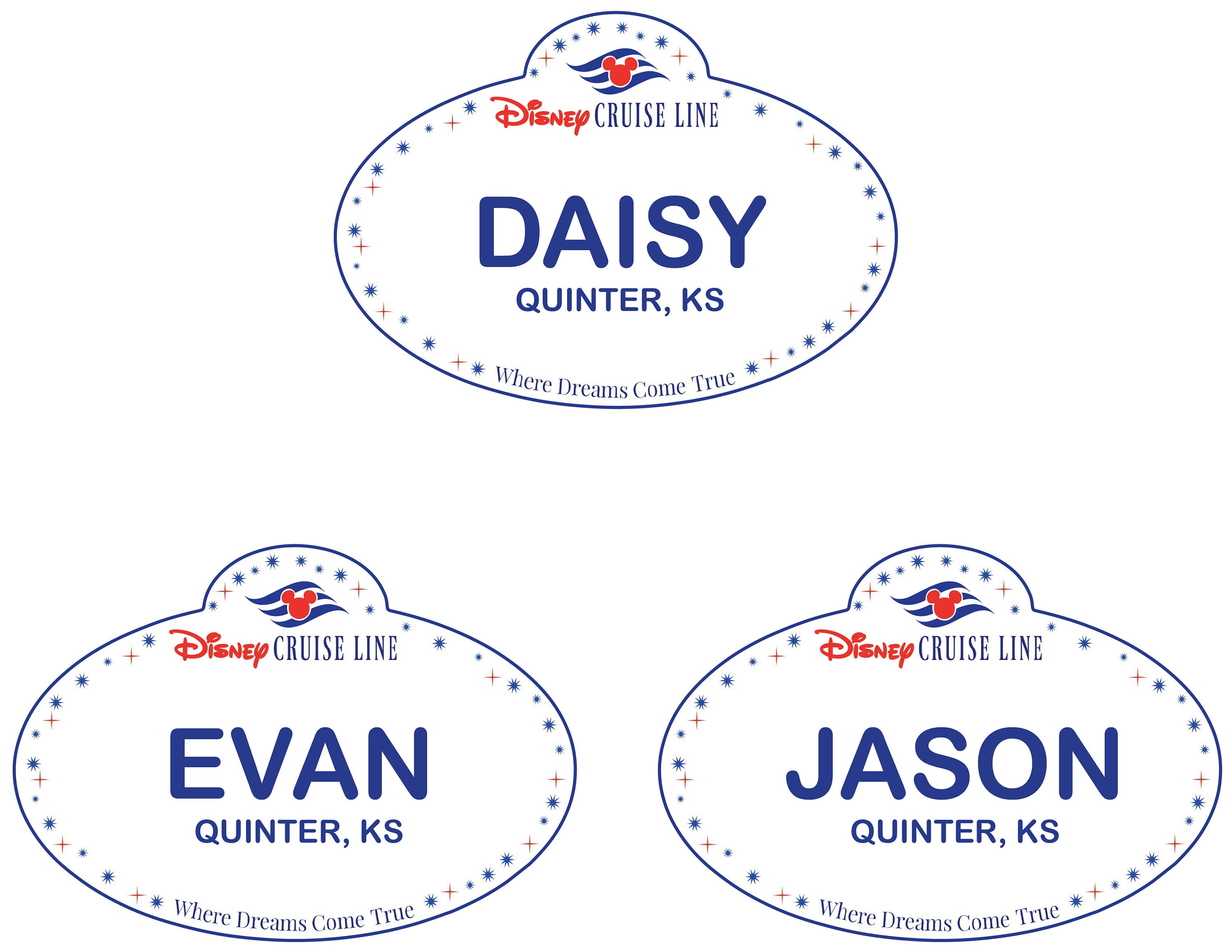 Disney Cruise Line Name Tag Personalized Disney Cruise Door - Etsy ...