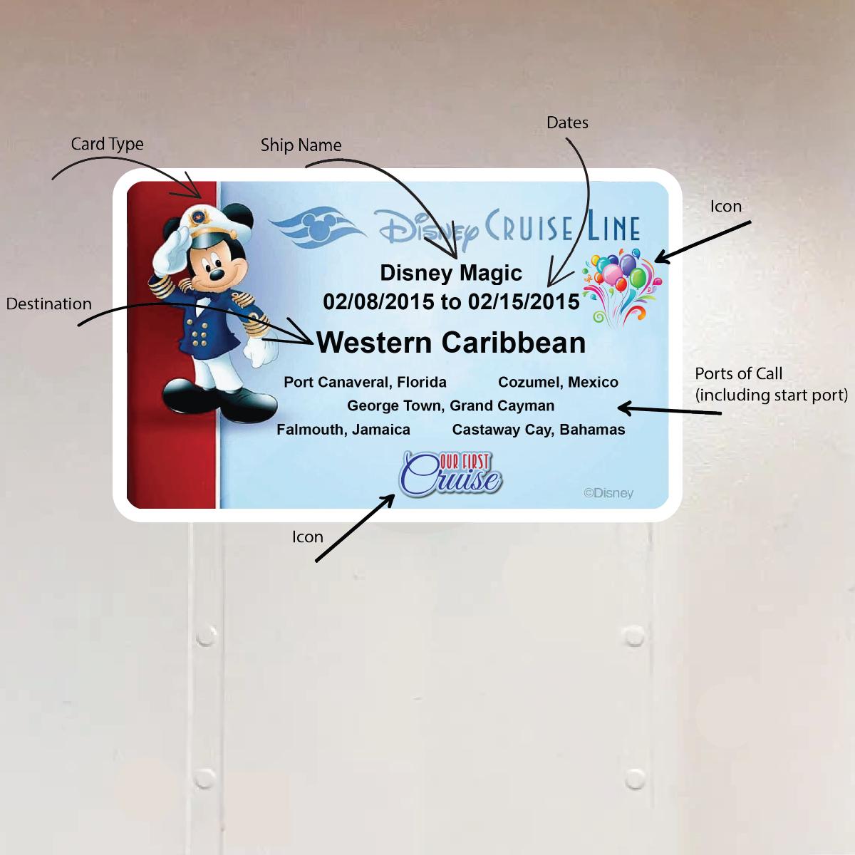 Disney Cruise Line Key to the World Personalized Cruise Door
